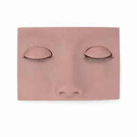 Silicone Eyelash Practice Head Small Silicone Training Face Model Reusable