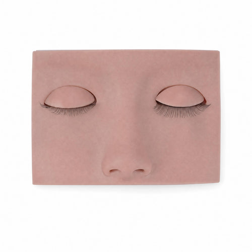 Silicone Eyelash Practice Head Small Silicone Training Face Model Reusable