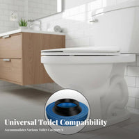 Toilet Bowl gasketing gasket Thickened Design non-waxnon-waxless Toilet gasket Universal Fit