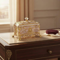 European Design Jewelry Case Luxury Design Vintage Design Keepsake Box