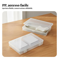 Small Clear Plastic Box Multipurpose Mini Storage Box Lightweight for Craft Room