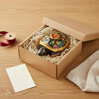 Golden Pyrite Turtle Statue Detailed Sculpting Pyrite Turtle Figurine for Office