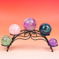Crystal Ball Stand Stable Base Metal Crystal Holder Compact Size for Living Room