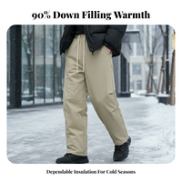 Thermal Insulated Pants, Windproof, Water Resistant, Outdoor