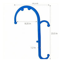 Back Neck Shoulder Massager Curved Self Massage Hook Rounded Pressure Points