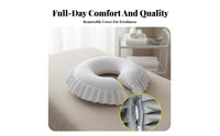 Latex Core U-Shaped Face Pillow Removable and Washable Cover U-Shaped Prone Position Pillow Easy to Clean for Beauticians, Estheticians