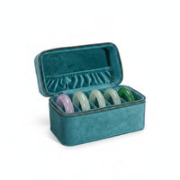 Bracelet Storage Box with Zipper Zippered Bangle Case Secure for Collectors