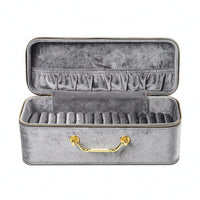 Bracelet Storage Case Zipper Closure Travel Jewelry Case Lined Interior