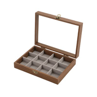 Jewelry Box with Clear Lid Compact Jewelry Storage Box Slim for Vanity