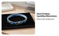 Heart Choker Lightweight Edgy Design Heart Necklace PU Leather Choker for Women, Girls, Parties, Cosplay, Concerts