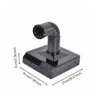 Nail Dust Collector Built in Light Manicure Dust Extractor High Suction Nail Vacuum Multi Use Stable Performance for Dentists