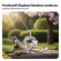 Mother Daughter Elephant Necklace Meaningful Gift Mom and Baby Elephant Necklace
