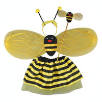 Children's Bee Costume Skin-Friendly Bee Costume Set Adjustable Straps for Girls