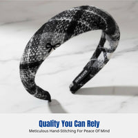 2024 Grey Plush Wide Headband, Handmade Hair Accessory for Women, Autumn Winter, High Crown, Face Slimming, Customizable