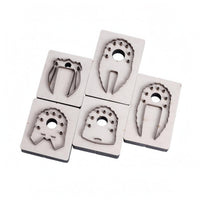 5 Pieces Leather Keychain Die Set Crisp-Cut Leather Keychain Cutting Die Set Press for DIY Crafts