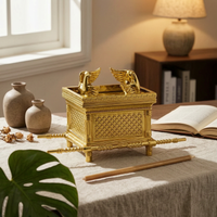 Ark of the Covenant Ornament Electroplated Home Decor Embossed