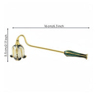 Jeweled Candle Snuffer Mediterranean Design Jeweled Candle Putter-Outer for Spa