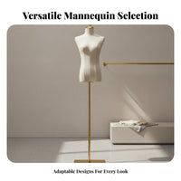 Clothing Display Mannequin Elegant Design Female Mannequin Torso with Stand