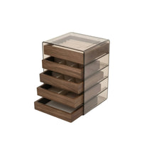 Jewelry Box with Drawers Transparent Jewelry Box Desktop for Vanity