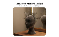 Radiant Crown Statement Piece Radiant Crown Headband Celestial Headpiece Attention-Grabbing-Catching Celestial Point