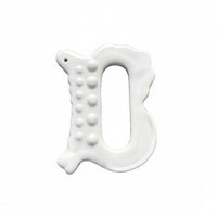 Ceramic Gua Sha Tool Contoured Ceramic Gua Sha White