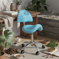 Height-Adjustable Swivel Chair Contoured PU Leather Office Chair Support Work Furniture
