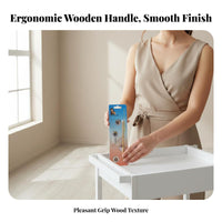 Long-Lasting Hair Extension Hook Needle Lightweight Wooden Handle Latch Hook Easy to Use for Hairstylists, Crafters, Hairpiece Making, Home
