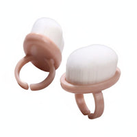 Nail Dust Loop Brush Compact Finger Loop Nail Brush Travel Use