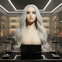 Hairpiece Display Head PVC Mannequin Head Bust Shoulder Design for Beauty Salon