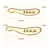 Gua Sha Tool Easy to Clean Brass Gua Sha Tool Compact Size for Spa