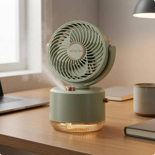 Desktop Cooling Fan Humidifier Top-Fill Home Appliance Matte Finish
