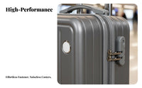 Airline Approved Multifunctional Trolley Case Lightweight Carry-on Luggage Combination Lock Rolling Suitcase Adjustable Handle for Travelers, Business Professionals, Students, Short Trip Trips, Vacations, Airports, Overnight Stays