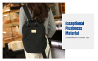 Soft Nylon Backpack, medium size, ergonomic pressure relief, durable, urban casual travel