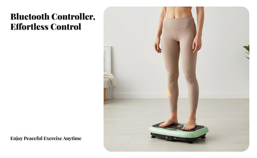 Adjustable Speed Whole Body Vibration Machine Quiet Operation Exercise Vibration Plate Handheld Controller Control Fitness Equipment LED Interface Panel for Women, Adults, Office Workers, Home Gym, Living Room, Bedroom