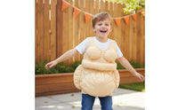 Costume with Stuffed Belly Halter-Style Padded Cosplay Suit Soft for Stage Play