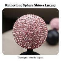 Rhinestone Ignition Button Cover Sparkling Jeweled Ignition Flipper Cover
