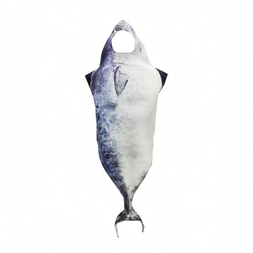 Sleeveless Shark Costume Pointed Tail Dressing up Outfit Lightweight