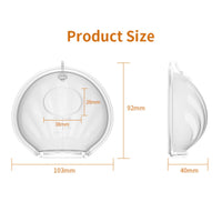 Wearable Milk Collector Lightweight Breastmilk Saver Discreet Design