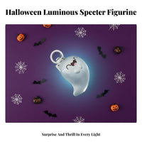 Luminous Ghost Charm Illuminatein-the-Dark Keychain Jelly-Like Texture