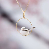 Necklace with Bird Pendant Dainty Pendant Necklace Minimalist for Women