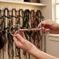 Stainless Steel Horse Copper Rollers D-Shaped Long-Lasting for Riders