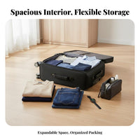 Soft-Sided Suitcase Expandable Softside Luggage for Vacationers