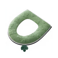 XL waterproof plush toilet seat cover