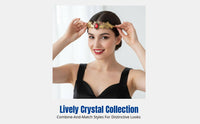 Halloween Bat Medieval Crystal Alloy Headpiece, Gothic Costume Accessory