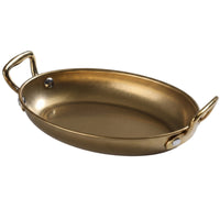 Serving Piece Shallow Mirror Polished Oval Serving Tray