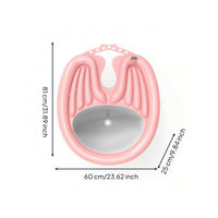 Shampoo Basin with Drainage Pouch Supportive for Bedside, Bedridden Patients