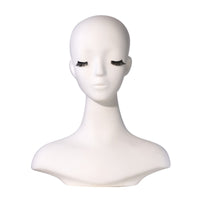 Head Bust Stable Base Mannequin Head with Shoulders Featureless