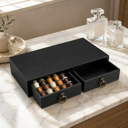Perfume Organizer Stand Desktop Size Cosmetics Storage Rack Space-Saving Tiered Storage Shelf for Dressing Table