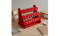 3 Tier Bracelet Holder Easy to Assemble 3 Tier Bracelet Stand Cylindrical Bar Bangle Display Large Capacity Plush Watch Holder