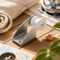 Bow Anchor Roller Bracket Cast Metal Stainless Steel Anchor Bracket Mirror Polished Marine Hardware for Boat Owners
